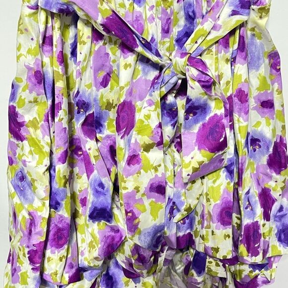 Floral Bubble Dress Junior’s Size 1 spaghetti strap - Picture 6 of 17